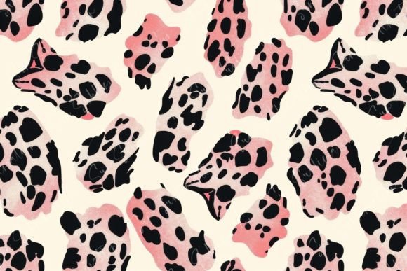 Abstract Leopard Print: Bold Pattern for Modern Design