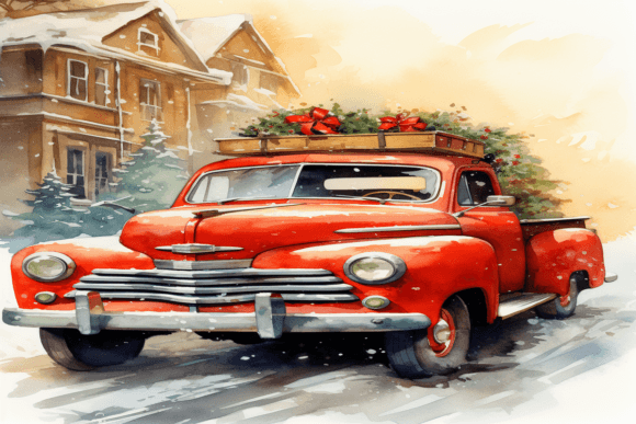 Christmas Truck Background: A Designer's Guide