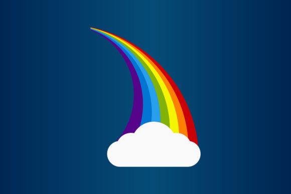 Colorful Rainbow Vector Illustration: A Design Asset for Vibrant Projects
