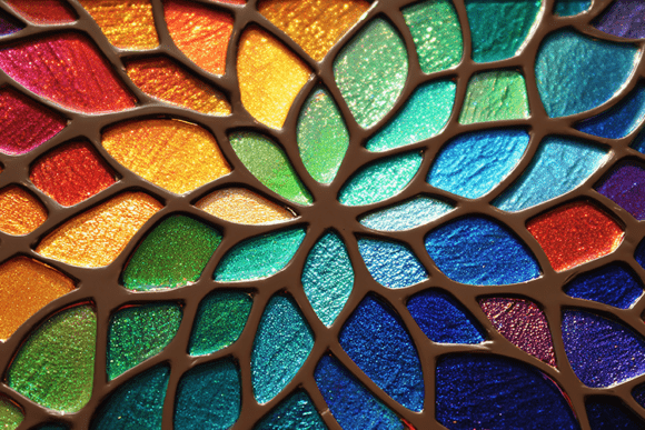 Discover Rainbow Mosaic Stained Glass Art