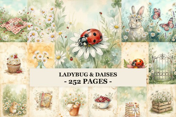 Ladybug & Daisies: A Whimsical Font for Authentic Branding