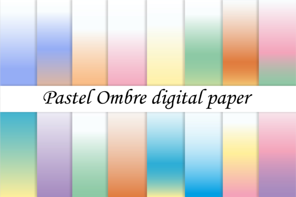 Mastering the Ombre Digital Paper Gradient Background