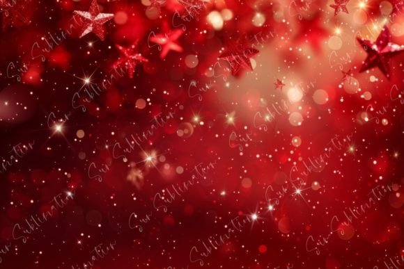 Red and Gold Glittering Christmas: A Festive Design Asset