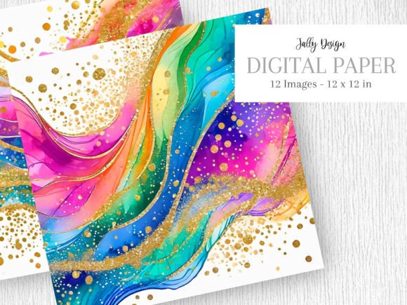 Unlocking Creativity: The Magic of Vivid Colored Rainbow Alcohol Ink Art