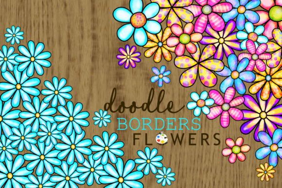 Watercolor Doodle Flower Page Borders: A Guide to Floral Design